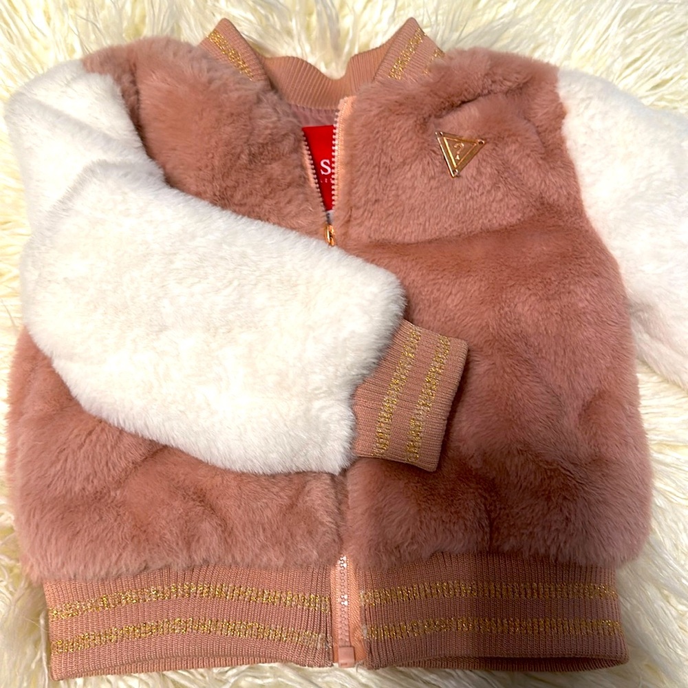 Guess jacket with rose gold embellishments